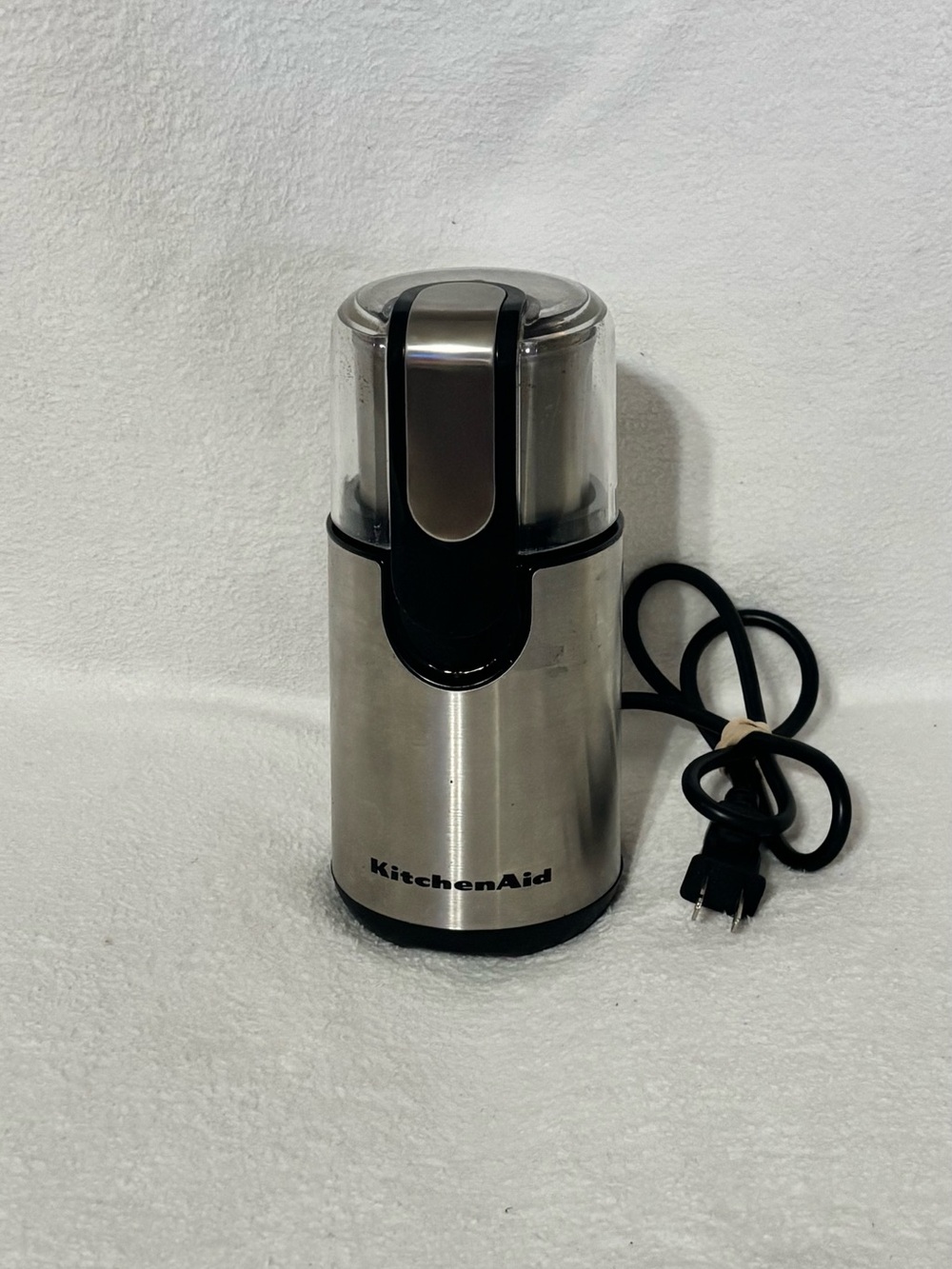 KitchenAid Silver and Black Electric Grinder
